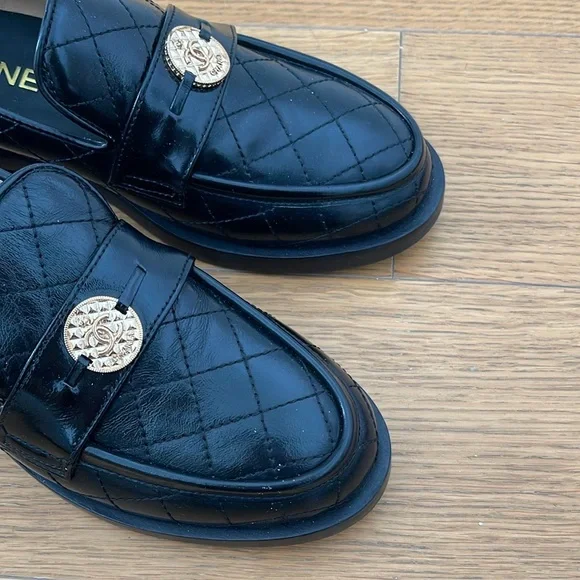 CHANEL COCO COIN LOAFERS
